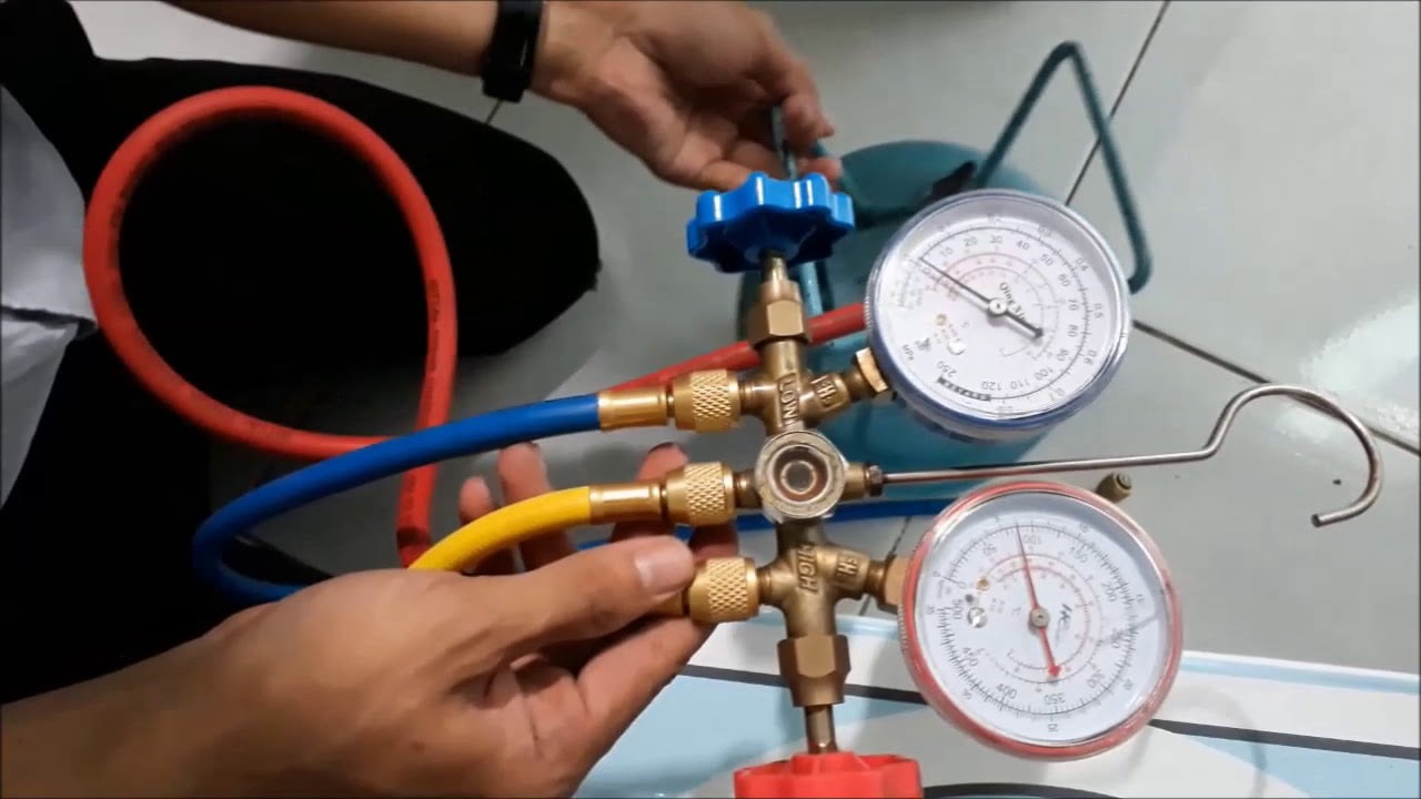 Hướng dẫn nạp gas máy lạnh lạnh và tủ lạnh, Nhận học viên điện lạnh - YouTube